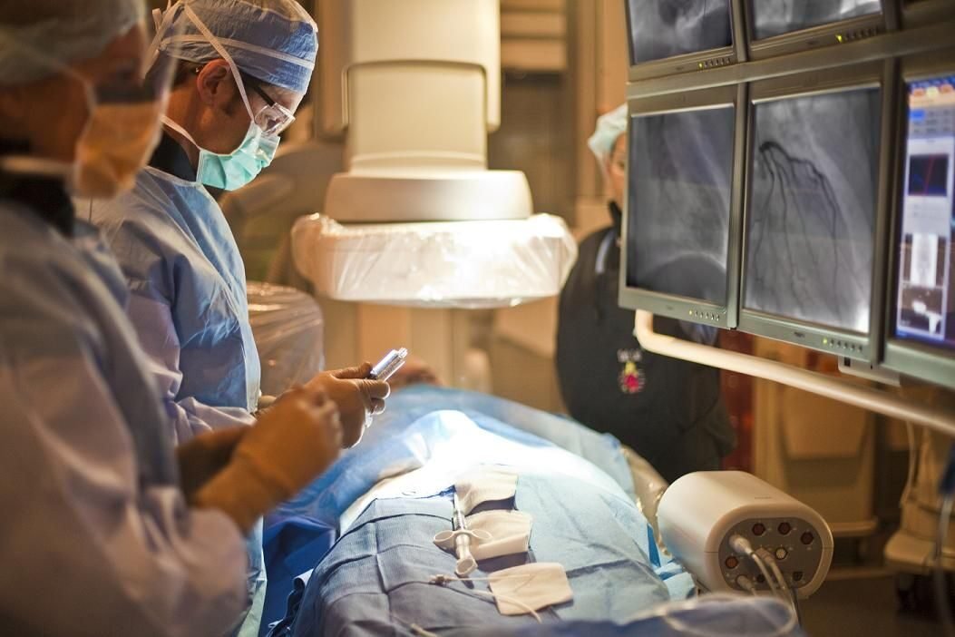 First interventional radiology in Madurai